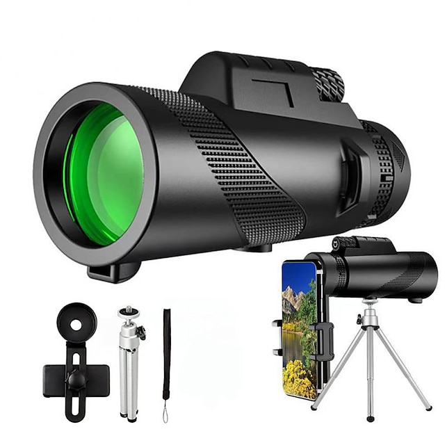 50x60 Monocular Telescope Phone Camera Waterproof Monocular Focus with