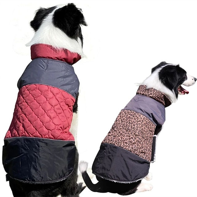  höst och vinter husdjurskläder vattentät förtjockad hundkappa jacka väst gränsöverskridande djur bomullsrock hundkläder