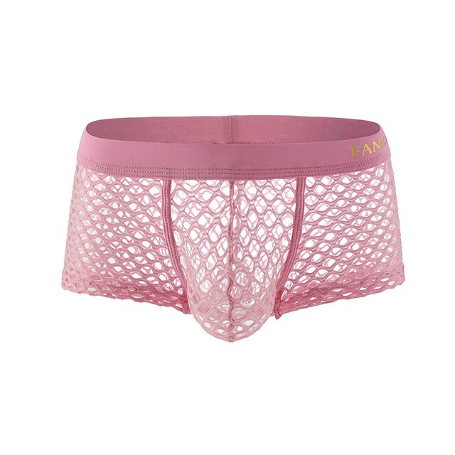 Men's 1pack Underwear Basic Panties Boxers Underwear Briefs Hole Print ...