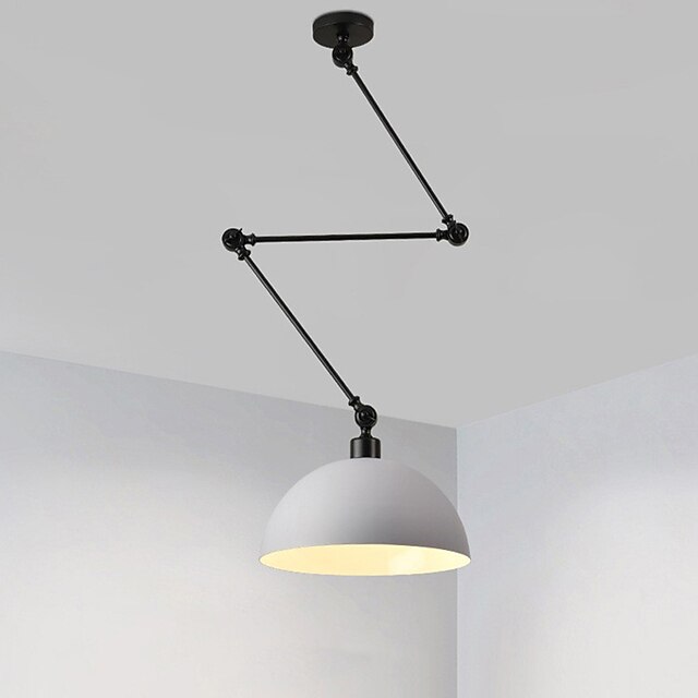 LED Pendant Light, Macaron Pole Rocker Arm Chandelier 30 cm 3000K E27 1 ...
