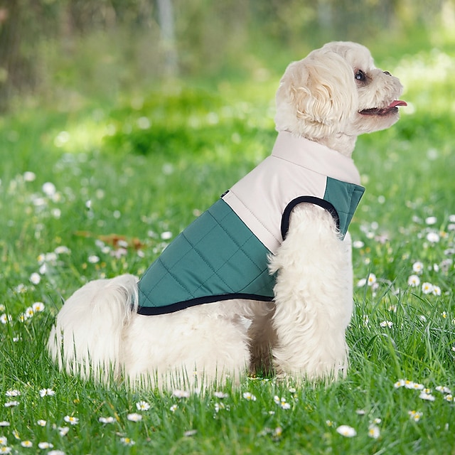  Cappotto invernale per cani gilet elegante per cani giacca extra calda per cani per la stagione fredda abbigliamento morbido e confortevole per cani invernali per cani di piccola taglia media