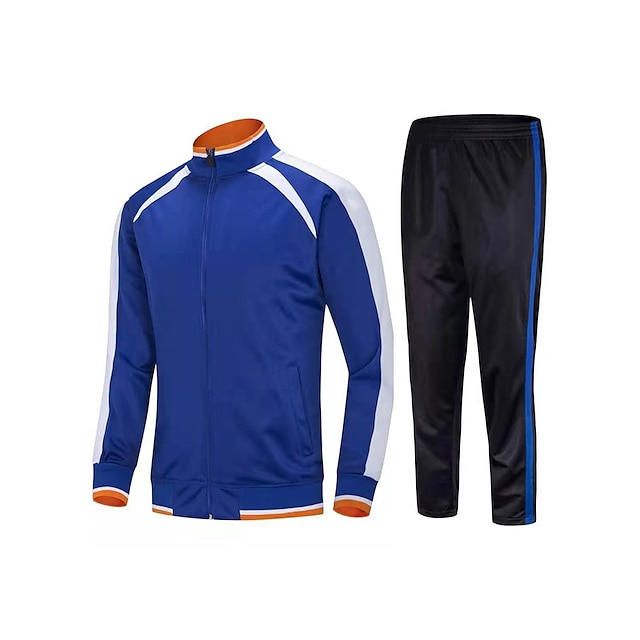 Men's Tracksuit Sweatsuit 2 Piece Full Zip Athletic Winter Long Sleeve ...