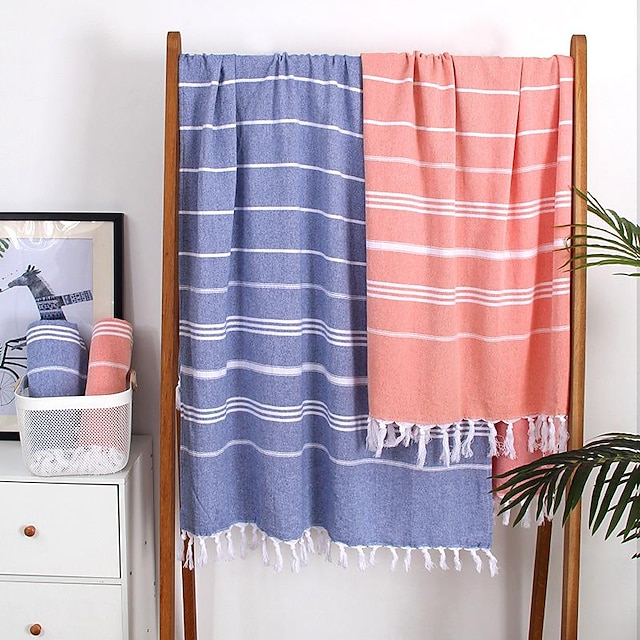  leggero asciugamano turco 100% cotone super morbido peshtemal lusso oversize asciugamani da doccia ad asciugatura rapida bagno piatto da cucina asciugamano
