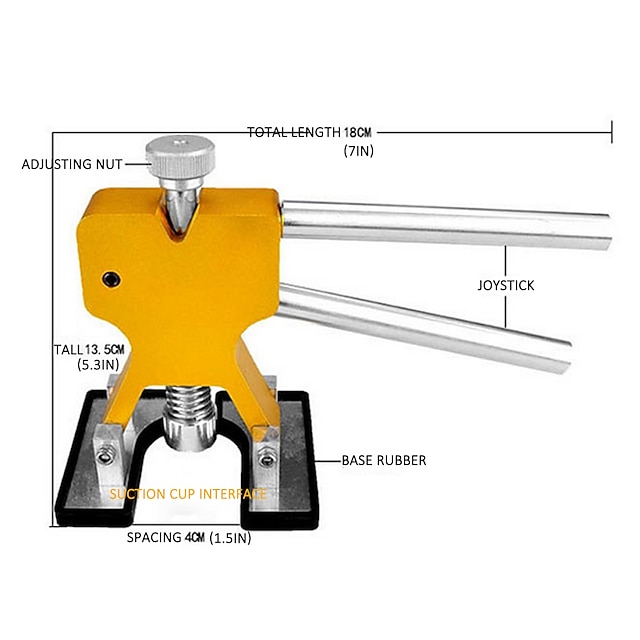 ZRZJBX Strumento di Riparazione per Ammaccature Senza Vernice per Auto
