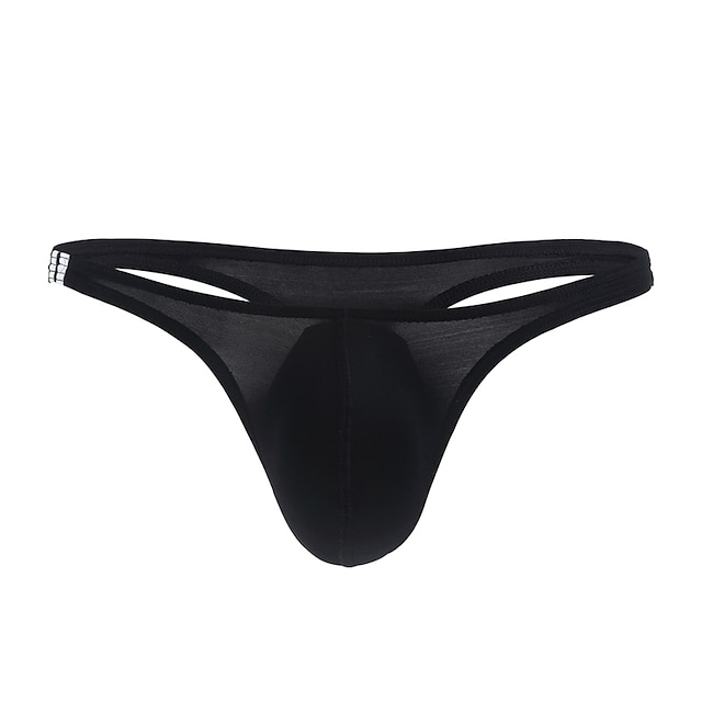 Men's 3 Pack Thongs Thong Underwear Basic Panties Briefs G-string ...