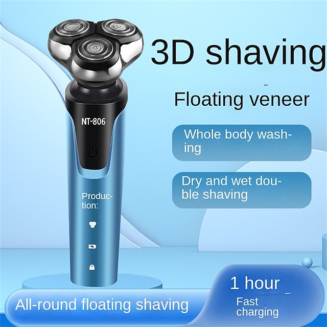  High Quality Electric Shaver Waterproof Fast Charging Men's Shaver Rechargeable Electric Razor Beard Trimmer Shaving Machine