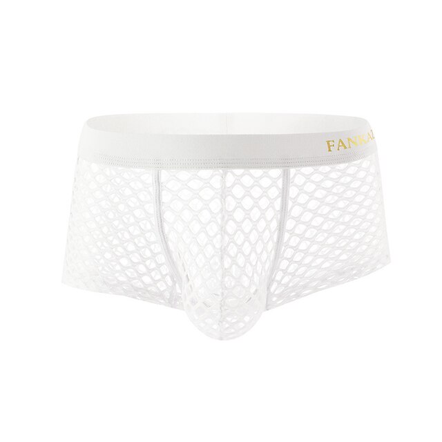 Men's 1pack Underwear Basic Panties Boxers Underwear Briefs Hole Print