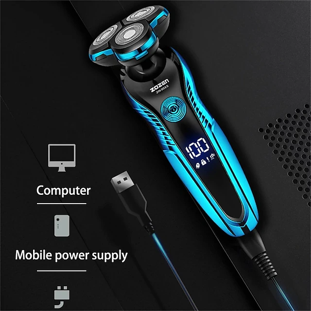 New Electric Shaver Washable Rechargeable Electric Razor Shaving ...