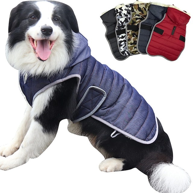  Пальто для собак с капюшоном, одежда для домашних животных, джинсовая одежда для собак, осенне-зимняя одежда для собак, пояс, одежда для собак, одежда для домашних животных