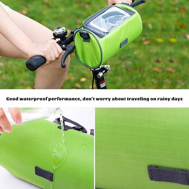 PROMEND Bike Handlebar Bag Shoulder Messenger Bag Bike Basket 6 inch