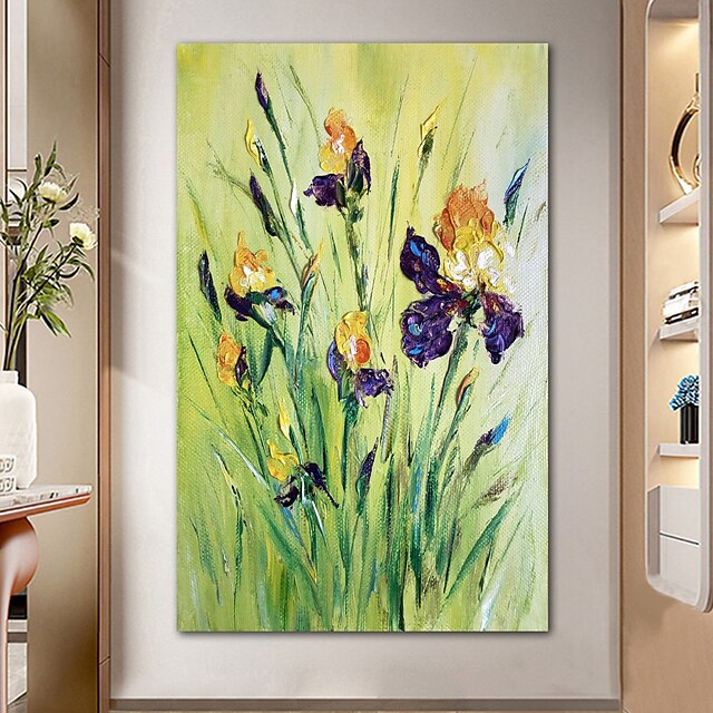 Pintura al óleo botánica lienzo arte de la pared decoración pintura flores paisaje para decoración del hogar enrollado sin marco pintura sin estirar