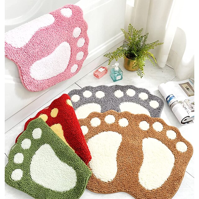 Bath Mat Non-slip Bathroom Rugs Mats Water Absorbent Non-Slip Mat Used ...