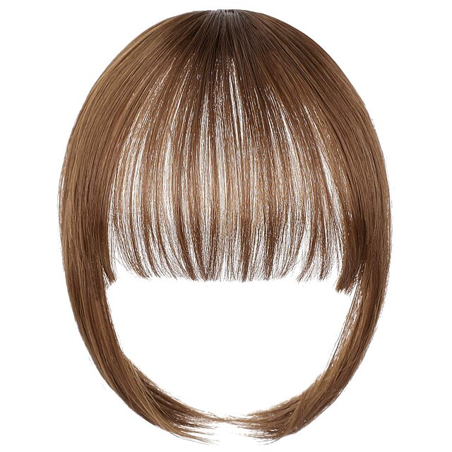 Bangs Hair Clip in Extensions Natural Fringe Bangs Clipon Front Neat