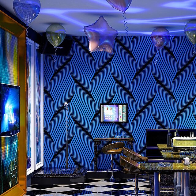 3D Reflective KTV Wallpaper para Karaoke Hall, Flash Wall Cloth, Xadrez  Especial, Padrão Geométrico, Theme Box