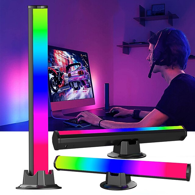 Tuya Wifi Computer Desktop Atmosphere Lamp RGB Smart Bluetooth