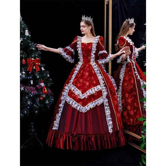Princess Shakespeare Gothic Rococo Vintage Inspired Medieval Dress Party Costume Masquerade