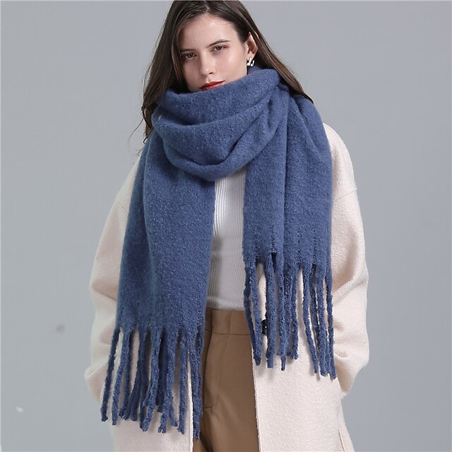 Women's Scarves Daily Holiday Simple Casual Warm Casual / Daily 1 PC4