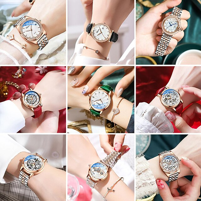 CHENXI Women Quartz Watch 4 Colors Gem Cut Geometry Crystal Luxury
