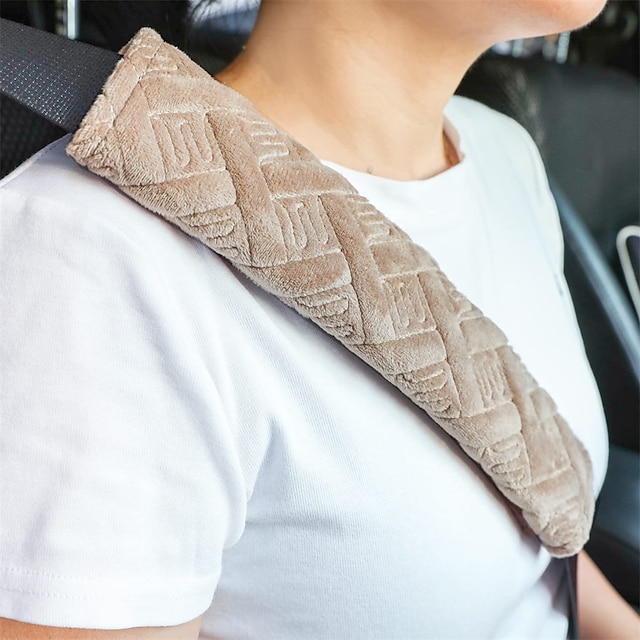  Funda universal para cinturón de seguridad de coche para una conducción más cómoda, fundas para correa de hombro, almohadilla de arnés para accesorios de interior de coche