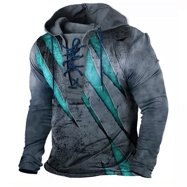 Men's Unisex Pullover Hoodie Sweatshirt Pullover Distressed Hoodie