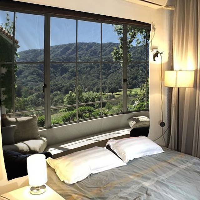  finestre boschi paesaggi grandi arazzi arte coperte tende famiglia camere da letto soggiorno decorazioni