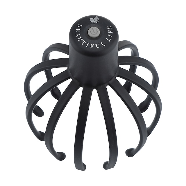  elektryczny masażer do skóry głowy octopus claw głośnomówiący terapeutyczny drapak do głowy ulga stymulacja włosów akumulator prezent odprężający