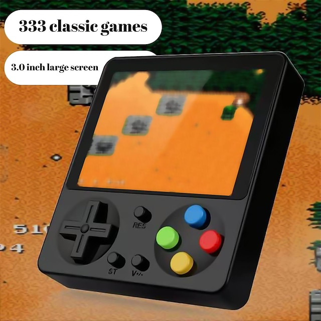  přenosná ruční herní konzole 3,5 palce velká obrazovka klasické retro videohry 1020 mAh dobíjecí baterie