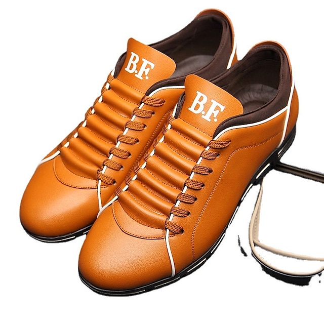 Men's Sneakers Plus Size Comfort Shoes Walking Vintage Casual British Outdoor Daily Synthetics