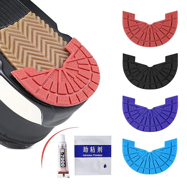  Sole Stickers Non-Slip Self-Adhesive Wear-Resistant Shoe Stickers Sports Shoes Protection Anti-Wear Patch Thickened Rubber Sole
