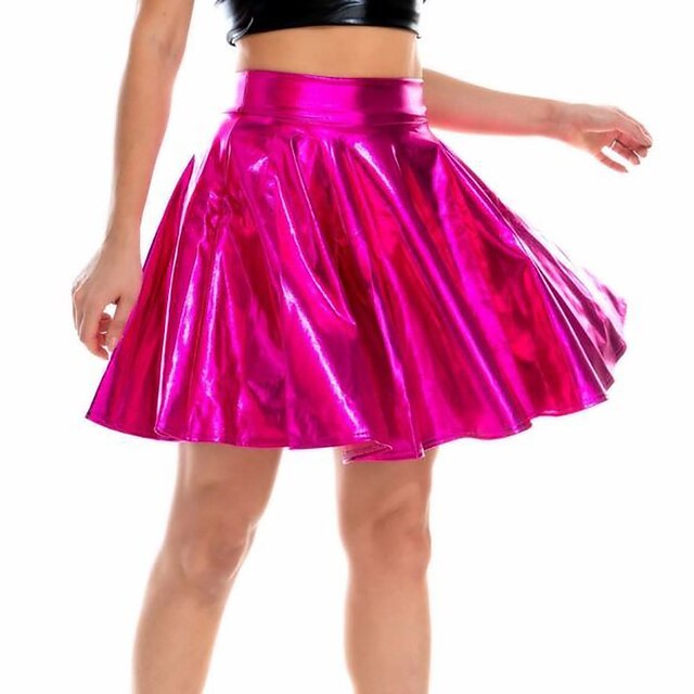 Dance Costumes Exotic Dancewear Pole dance Skirts Ruching Pure Color ...
