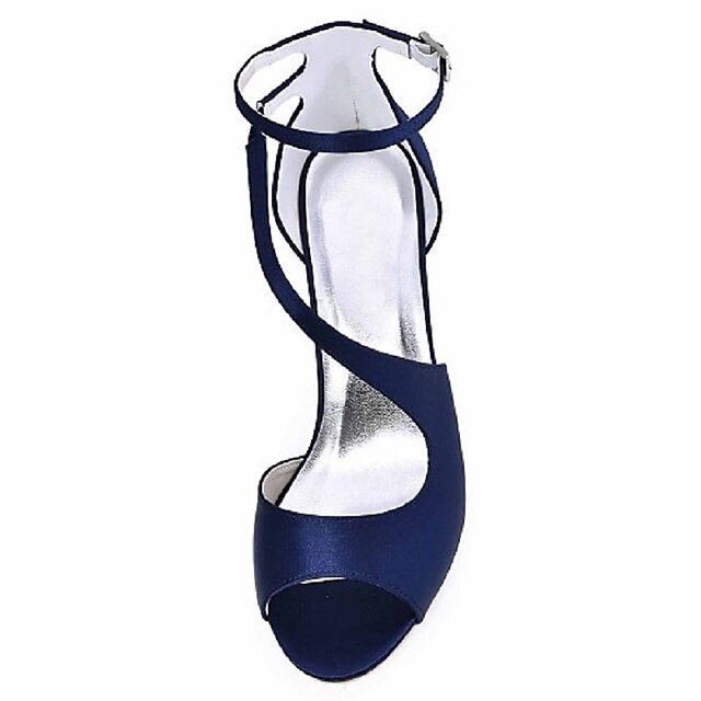 Women's Wedding Shoes Valentines Gifts Ankle Strap Heels Party Party ...