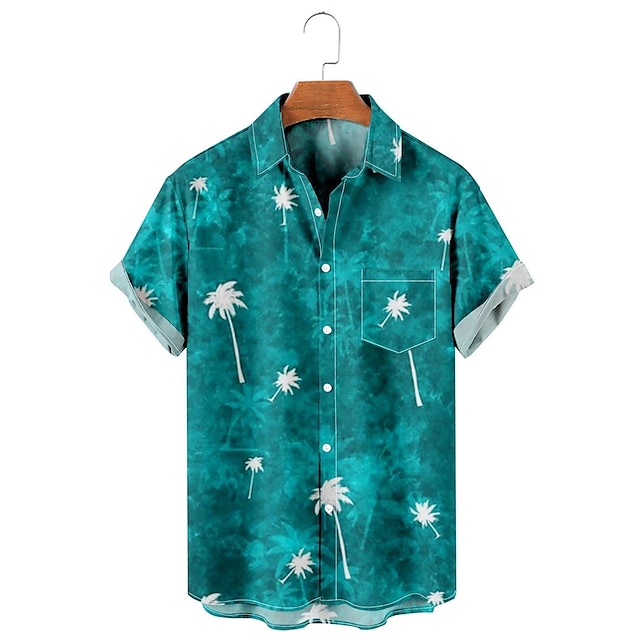 Men's Gta Vice City Tommy Vercetti Print Casual Hawaiian Short Sleeve