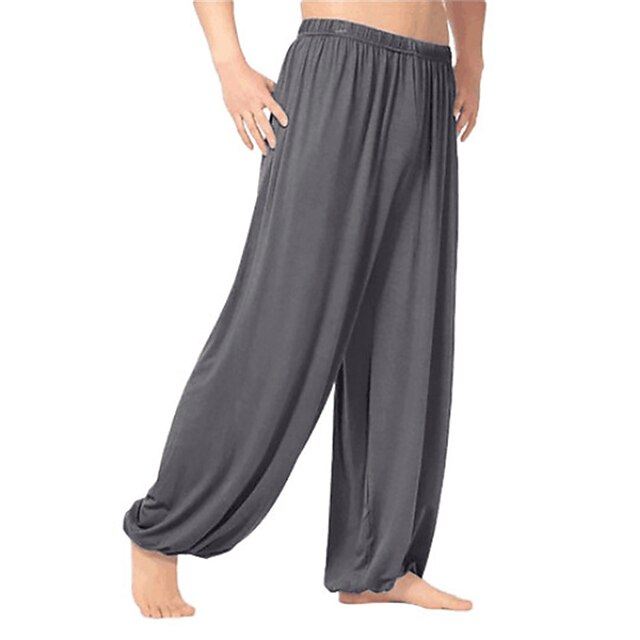 Men's Summer Pants Baggy Beach Pants Harem Pants Boho Pants Elastic