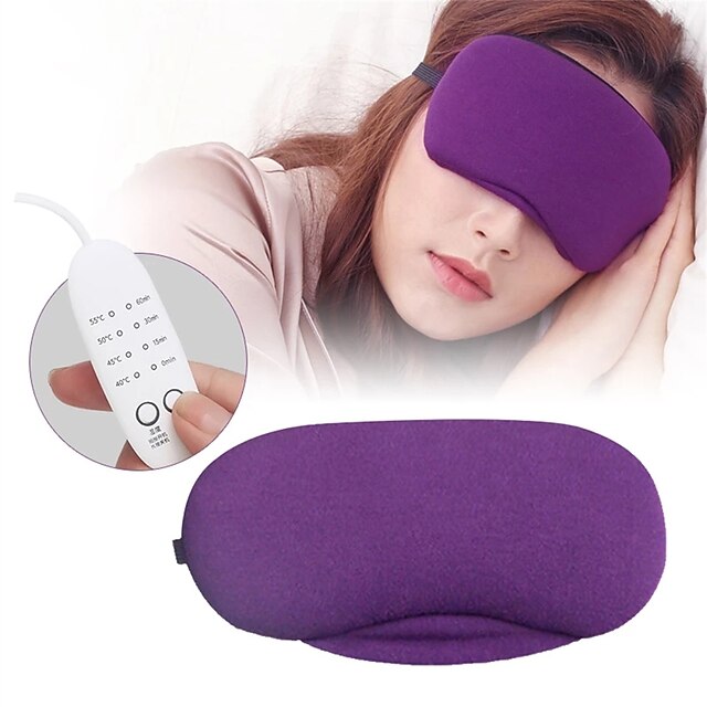 USB Heated Lavender Eye Mask For Sleeping Dry Eyes Hot Eyes Compress For Puffy EyesSteam Eye