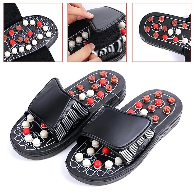 Foot Massage Slippers Acupuncture Therapy Massager Shoes For Foot Acupoint  Activating Reflexology Feet Care Massageador Sandal