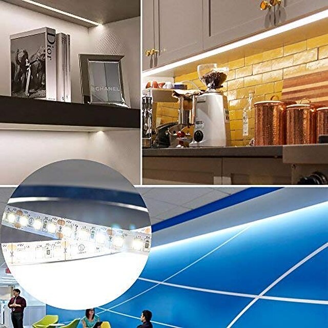 3m Flexible LED Light Strips 180 LEDs 2835 SMD 8mm 1PC White LED Strip