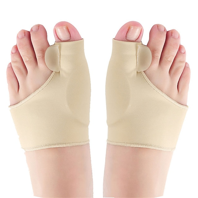  um par de dispositivo ortopédico para hálux valgo dispositivo ortopédico de silicone para dedão do pé valgo