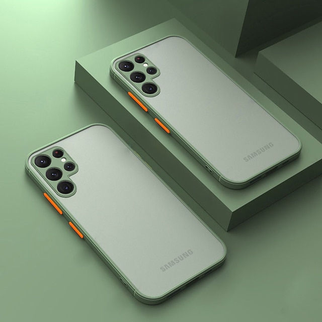  telefon Etui Til Samsung Galaxy S24 S23 S22 S21 S20 Ultra Plus FE A73 A53 A33 A72 A52 A42 A71 A51 A31 Note 20 Ultra 10 Plus A21s S25 Ultra Klassisk serie Støtdempende ramme Helkroppsbeskyttende