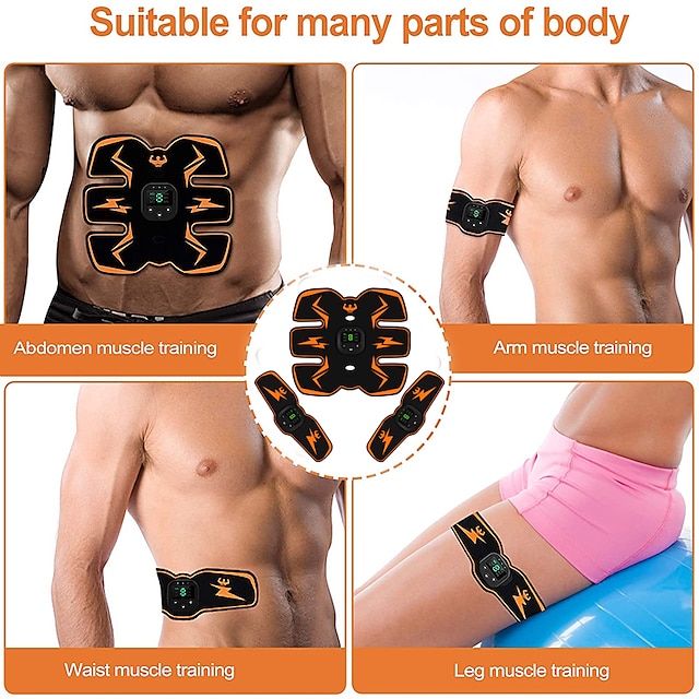 EMS Muscle Stimulator Smart Fitness Abdominal Training Body Weight Loss  Slimming