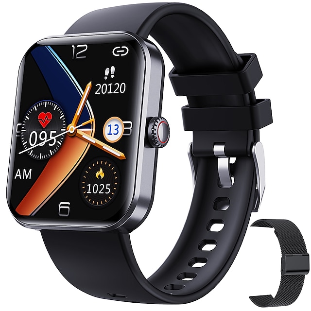 2022 nuevo reloj inteligente de glucosa en sangre para hombres con pantalla táctil completa reloj deportivo de fitness ip67 impermeable bluetooth para android ios smartwatch menbox