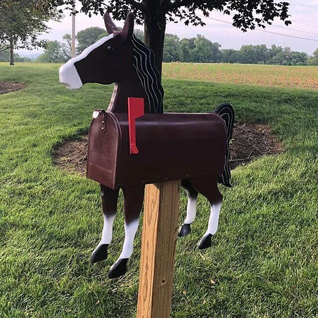 Unique Horses Cow Mailbox Creative Personalised Animals Mailbox   Hluncl1669966224257 