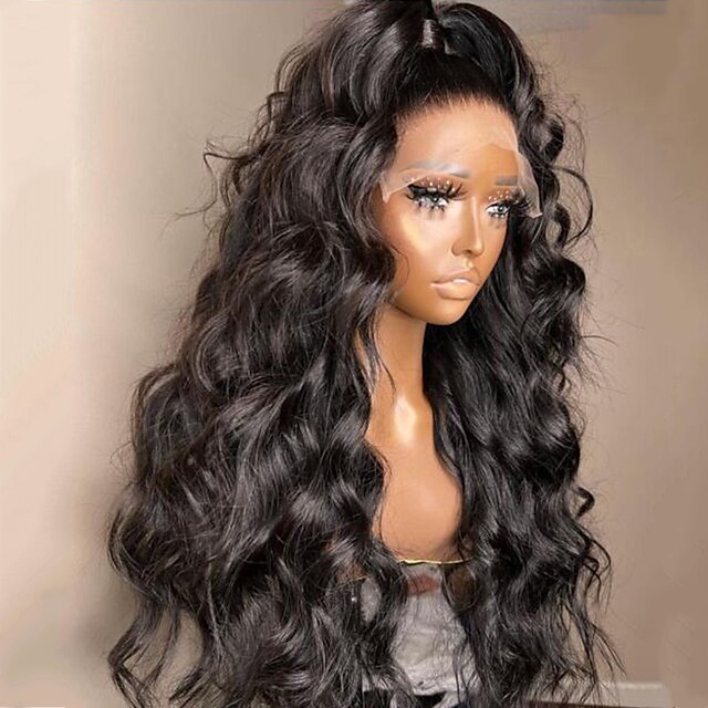  13X4 Brazilian Remy Hair Lace Front Wig with Baby Hair 100% Virgin Human Hair Wigs With Bleached Knots Pre-Plucked