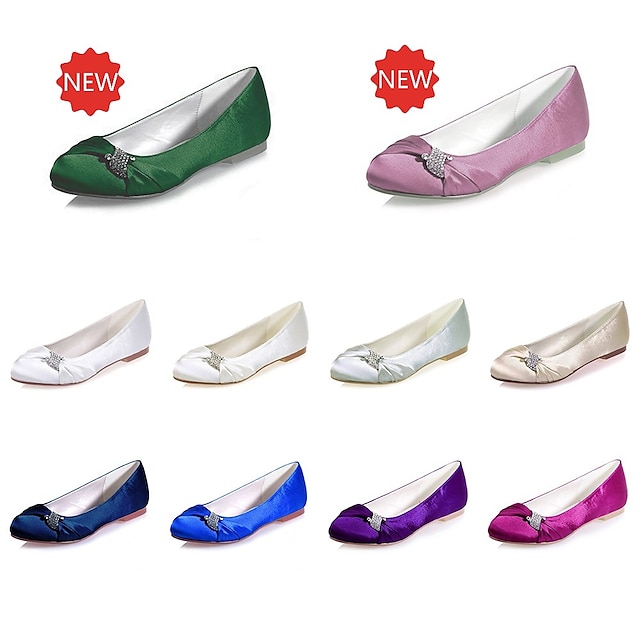 Women's Wedding Shoes Dress Shoes White Shoes Wedding Party Solid ...