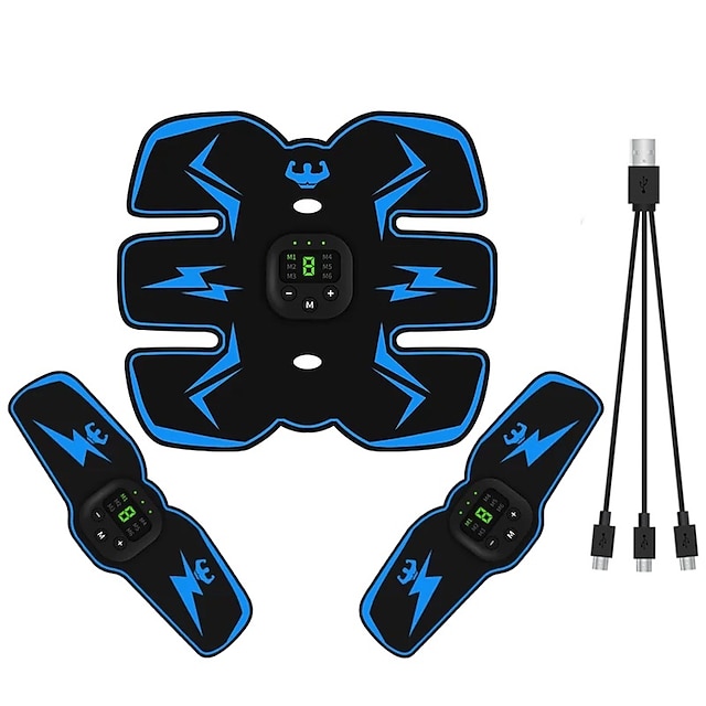  Chytrý bezdrátový EMS svalový stimulátor fitness trenér elektrické nálepky na hubnutí masér pro štíhlou postavu dárek k Valentýnu