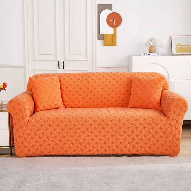 Sofa Cover Stretch Slipcovers Soft Durable Couch Cover 1 Piece Spandex