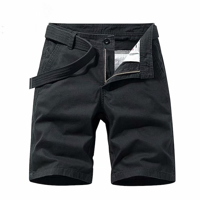 Men's Cargo Shorts Chino Shorts Bermuda shorts Work Shorts Pocket Plain ...