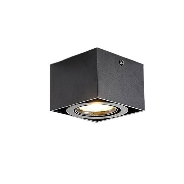  LED Ceiling Lights Dimmable 9.7cm LED Flush Mount Ceiling Light Bar 3000-6000K 5W Acrylic Simple Lamp for Bedroom Hallway Kitchen Gallery Low Ceilings Areas Black White