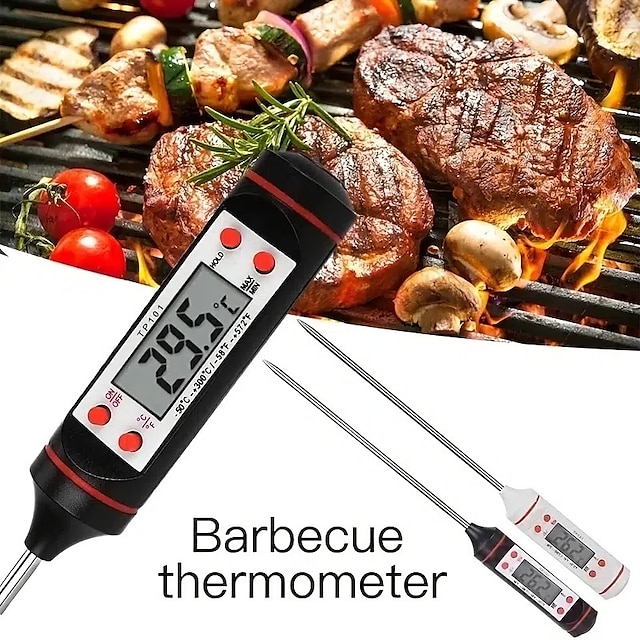  1/2/3 stks voedsel bakken digitale thermometer keuken vlees thermometer vloeibare bbq baby fles elektronische sonde thermometer pen vloeibare thermometer