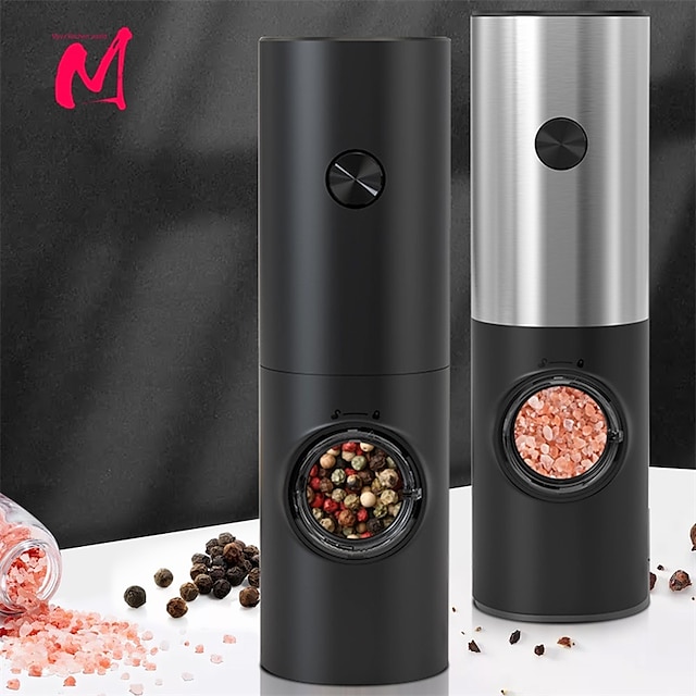  Electric Automatic Mill Pepper And Salt Grinder With LED Light Adjustable Coarseness Produced By Xiaomi Partner Manufacturers