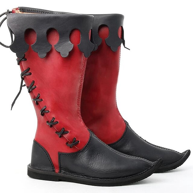 Retro Vintage Medieval Renaissance Shoes Pirate Knight Ritter Men's Women's Unisex Halloween